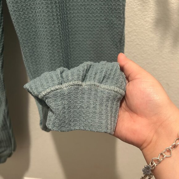 Blu Pepper Womens waffle knit pajama pants - Picture 3 of 4